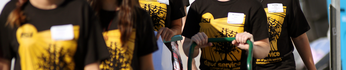 Students in service