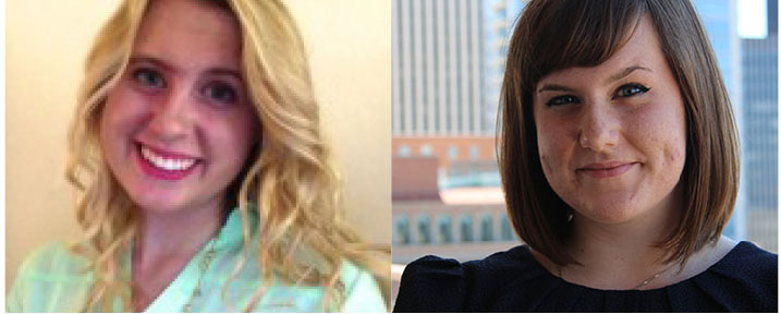 Emily Barney and Lauren Bacon